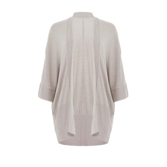 Natori Light Gray Cardigan S - Picture 3 of 8